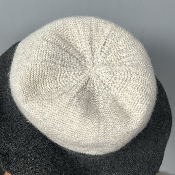 Zara Gray Cream Wool Blend Hat - gently used - Picture 9 of 11